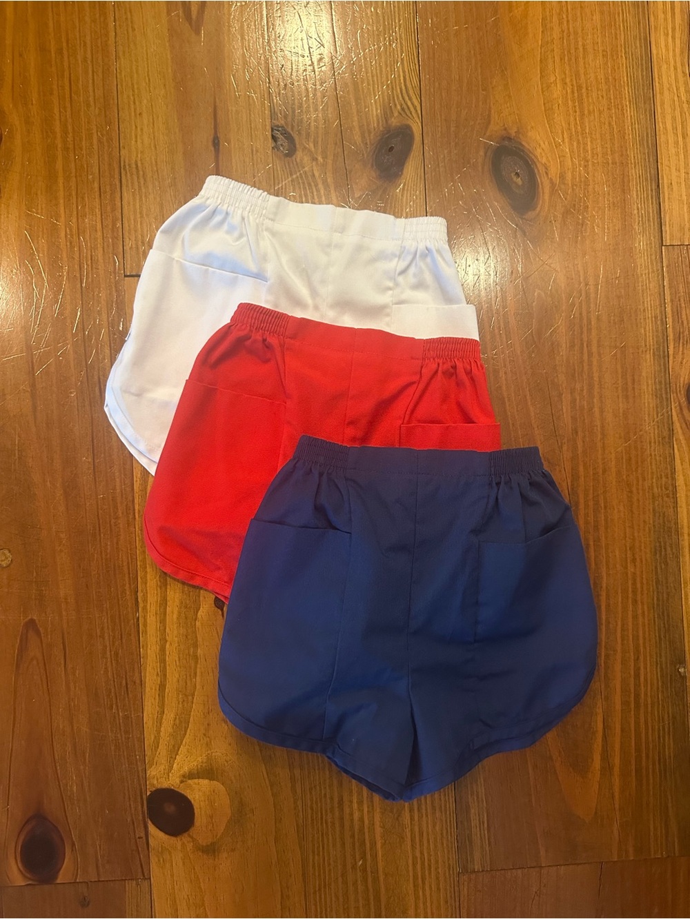 Vintage Florence Eiseman Red, White & Blue Girls' Knit Shorts Bundle